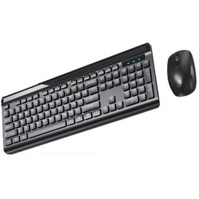 Resim Büro Ev Ofis Bilgisayarı İçin Siyah Klasik Klavye Mouse Seti Diğer 