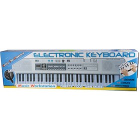 Resim Oyuncak Org 61 Tuşlu Mq6109 Mikrofonlu Org Çocuk Piyano Büyük Boy 