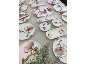 Resim Charming Rose 12 Kişilik 21 Parça Kahvaltı Takımı Kahvaltı Seti 
