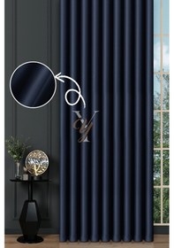 Resim Blackout Fon Perde V-2035 Lacivert Lacivert 