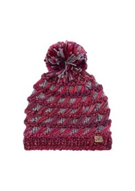 Resim Nordbron Cherly El Örgüsü Çocuk Bere Kırmızı Kırmızı 