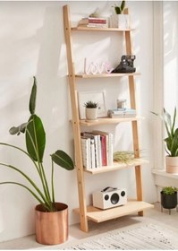 Resim nefes Duvara Dayamalı Merdiven Ahşap Raf 