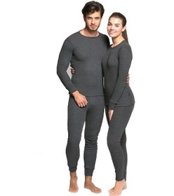 Resim Thermoform Soft Termal İçlik Set Antrasıt Antrasit 