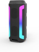 Resim Piranha 7897 Kablosuz Partybox Rgb Işıklı Bluetooth Kule Hoparlör / 5 Farklı Rgb Işık Modu / Usb Disk Girişi 