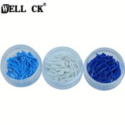Resim 40 Adet Wedges Refill Kesitli Matris Sistemi için Atık Plastik Wedges Delikli Wedge 
