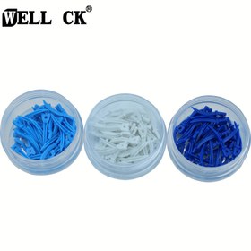 Resim 40 Adet Wedges Refill Kesitli Matris Sistemi için Atık Plastik Wedges Delikli Wedge 