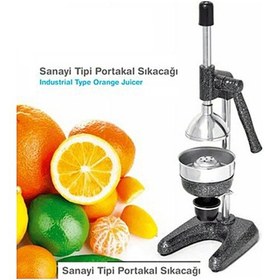 Resim Viatom Sanayi Tipi Portakal Sıkacağı Kollu Meyve Presi Narenciye Sıkacağı 1701 