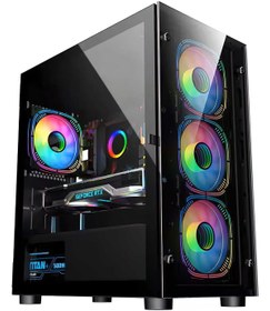 Resim IZOLY Lotus 2x I5-4570 16gb 256gb Ssd Rx 580 8gb 24" 24'' Oyuncu Masaüstü Bilgisayarı 