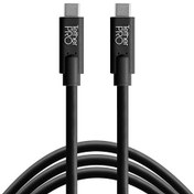Resim TetherPro USB-C to USB-C 1.8 m Bağlantı Kablosu (CUC06BLK) 