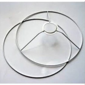 Resim Akdeniz Makrome Abajur Tel Aksamı 45Cm Çapında Metal 