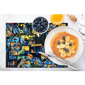 Resim Adawall Home The Batman Kumaş Amerikan Servis 4'lü Set Çok Renkli 