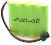 Resim Tnl 4.8V 1100Mah Siyah Soketli Oyuncak Araba Pili 