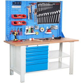 Resim starçelik Atölye Çalışma Tezgahı (1600x720x830-930/1844 mm) 
