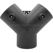 Resim Shuıvan Webasto Tipi Isıtıcı 75MM Hava Dağıtıcı Ayırıcı Klapeli Y 