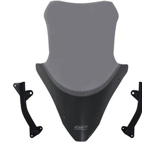 Resim GP Kompozit Honda PCX 125 2021-2024 Uyumlu Ön Cam Füme 70 cm 