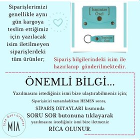 Resim Miaju Pembe, İki Kalp, İki Harf, Bir Aşk İsme Özel Cüzdan & Anahtarlık Set, Sevgilinize Aşkınızı Gösterin Pembe 