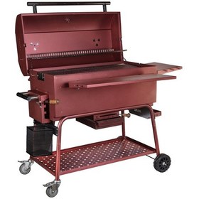 Resim Igrıll Barbekü 1000 Mm Kömürlü Mangal Kırmızı 
