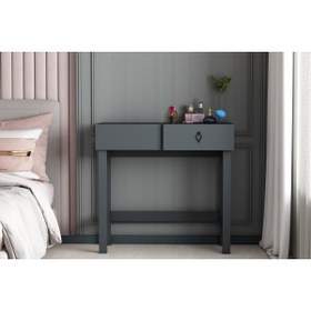 Resim Derya Dekor Nero Makyaj Masası Antrasit 