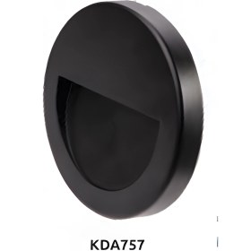 Resim Kendal Led Dış Mekan Duvar Armatürü Kda757 / 3w / 270 Lümen / Ip65 - Günışığı Siyah 