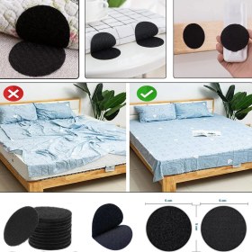 Resim Ciyeska Cırt Bant 10 Adet Yapışkanlı Halı - Kilim - Nevresim - Örtü - Minder Kaydırmaz 