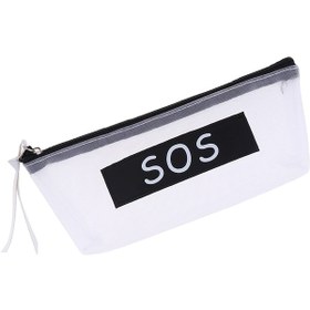 Resim Dolıty Moda Fermuar Kalem Kutusu Çanta Makyaj Kozmetik Siyah Siyah 