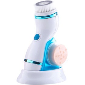 Resim Moveevo 4'ü 1 Arada Elektrikli Yüz Yıkama Siyah Nokta Temizleyici Gözenek Temizleyici Güzellik Aleti Temizleme Aleti Mavi 