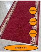 Resim MRT PLASTİK DESENLİ KAYDIRMAZ YOLLUK KİLİM HALI 1x5 metre 