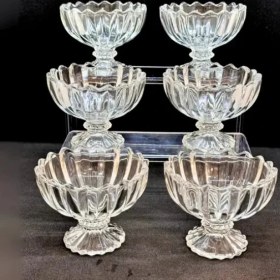 Resim Eco Lounge 6'lı Kristal Çerezlik Seti 