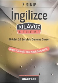 Resim 7.Sınıf İngilizce Kılavuz Deneme - Bloktest Yayınları 