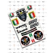 Resim Vespa Reflektif Sticker Seti N11.38921 