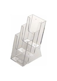 Resim Masa Üstü Broşürlük 10x21cm 3 Katlı (1/3 A4) 1 Adet 