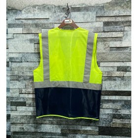 Resim Vento Mühendis Tipi Reflektörlü Çift Renk Ikaz Yeleği (Sarı-Lacivert) 