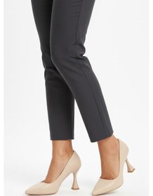 Resim Bej İnce Uzun Kadın Topuklu Abiye Ayakkabı 665127 Z Bej 