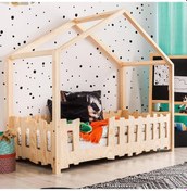 Resim Markaawm Markaawm Montessori Yatak Masif Çocuk Karyola Bebek Beşik Vegas Akçaağaç 
