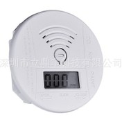 Resim Tenfowee Küçük Yuvarlak Tipi Ul2034 Co Zehirli Gaz Dedektörü, Lcd Konsantrasyon Göstergeli, Dayanıklı Malzeme İle Yapılmış Alarm Cihazı Tekli Paket 