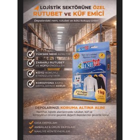 Resim Nemtut Lojistik Sektörüne Özel Nem ve Rutubet Giderici Korozyon ve Koku Önleyici 5 Kutu 10 Paket 5 kg 