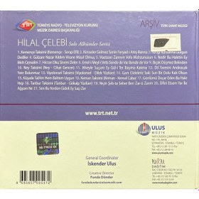 Resim Plak Değildir Cd Dir Cd Trt Arşiv Serisi 31 - Hilal Çelebi Solo 