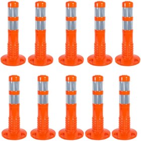 Resim Günbay Ticaret GÜNBAY - Esnek Şerit Ayırıcı Delinatör 45 Cm (10 Adet) 