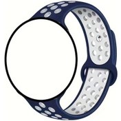 Resim Cloud011 1 Adet Beyaz 22mm Silikon Nefes Alabilir Spor Saat Kayışı Huawei Xiaomi Samsung Galaxy Watch Uyumlu 
