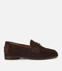 Resim Hotiç Kadın Süet Deri Kahverengi Toka Detaylı Klasik Loafer 01ayh321310a480 01ayh321310a480 Kahverengi 