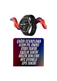 Resim Amoled Ekran Akıllı Saat Üç Kordonlu İos Android Uyumlu 