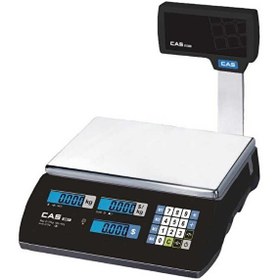 Resim CAS ER JR Set Üstü Terazi 15 KG Boyunlu Fiyat Hesaplamalı 