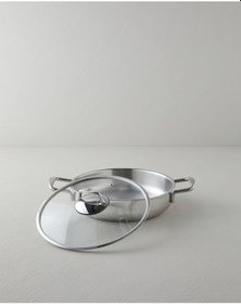 Resim Glow Çelik Sığ Tencere 26x6 Cm Silver Silver 