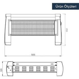 Resim AyrStore Isıtıcı 1200 Watt LX 2819 