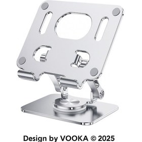 Resim 360 Dönebilen Katlanabilir Telefon Tablet Standı Hafif Taşınabilir Çok Fonksiyonlu Masa Standı 