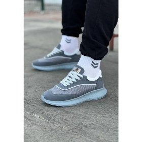 Resim Wagoon WG062 Gri Triko Erkek Spor Ayakkabı 