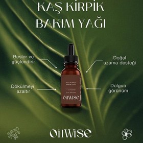 Resim Oilwise Güçlendirici ve Besleyici Kaş Kirpik Bakım Yağı 30 ml 