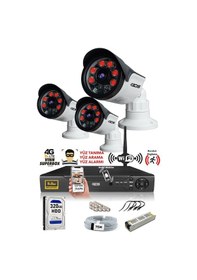 Resim IDS DS-2015HD-SET3-ARRAY 3 Kameralı 1080P Full HD 5 MP Sony Lensli Kamera Seti - 2015 