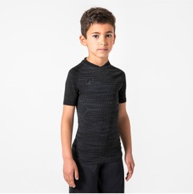 Resim Decathlon Kipsta Futbol Termal İçliği - Siyah - Çocuk - Kısa Kollu - Keepdry 500 