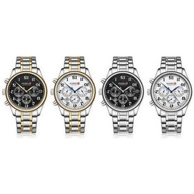 Resim Novahub Curren Takvim Çelik Kayış Erkek İş Kuvars İzle Altın Siyah Çok Renkli, Altın Siyah Modeli Çok Renkli 